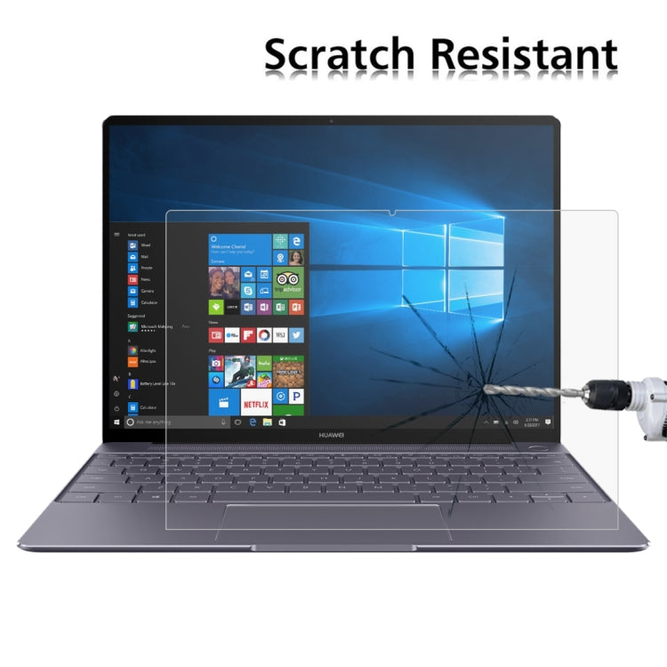 For Huawei MateBook X 0.3mm 9H Surface Hardness Tempered Glass Screen Protector, For MateBook X