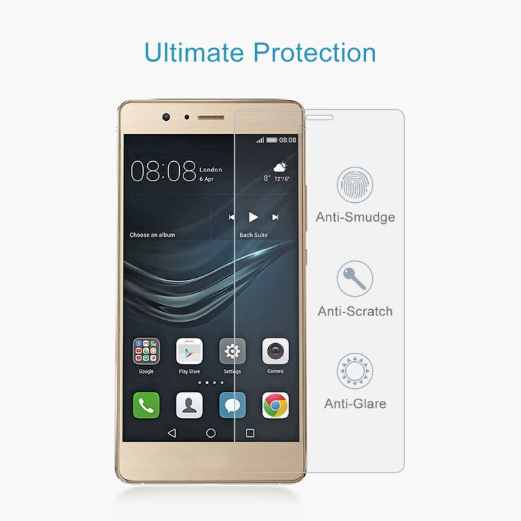 50 PCS 0.26mm 9H 2.5D Tempered Glass Film for Huawei P9 lite, No Retail Package, For P9 lite