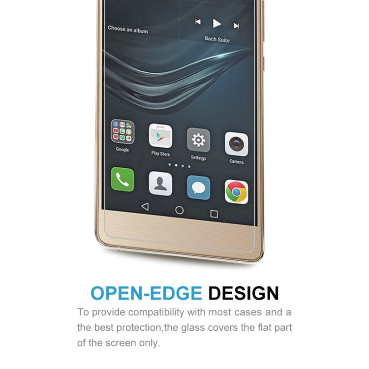 50 PCS 0.26mm 9H 2.5D Tempered Glass Film for Huawei P9 lite, No Retail Package, For P9 lite