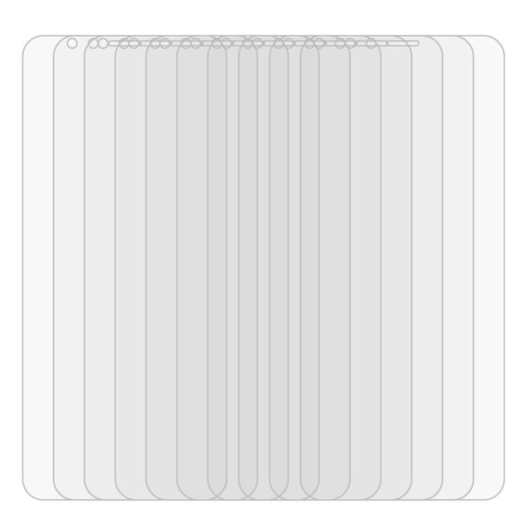 50 PCS 0.26mm 9H 2.5D Tempered Glass Film for Huawei Y6 2018, No Retail Package, For Y6 2018