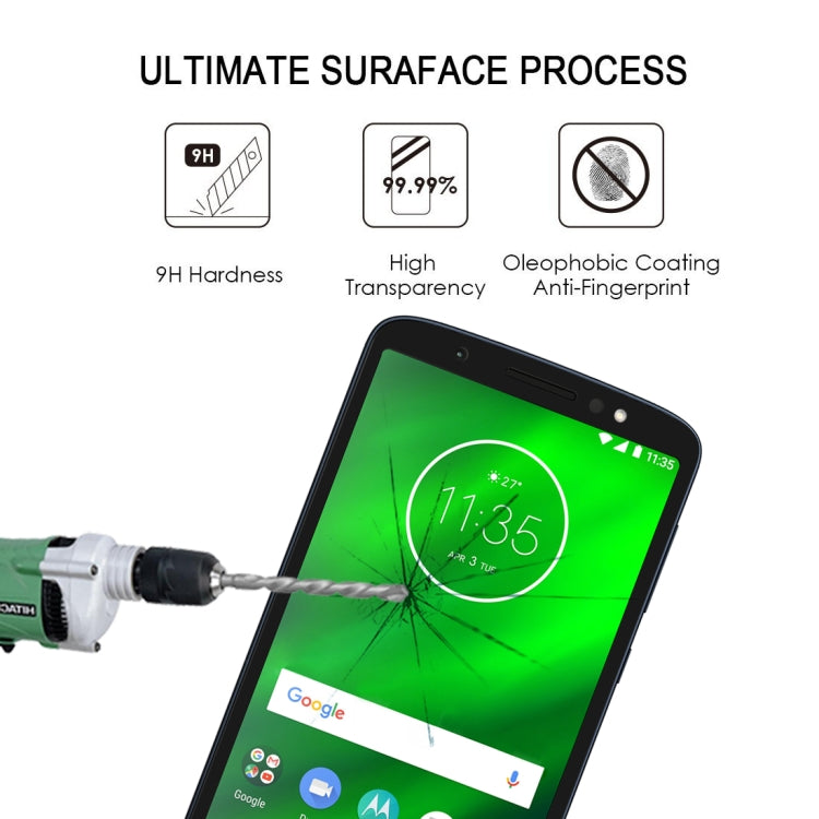 Full Glue Full Cover Screen Protector Tempered Glass film for Motorola Moto E5, For Motorola Moto E5