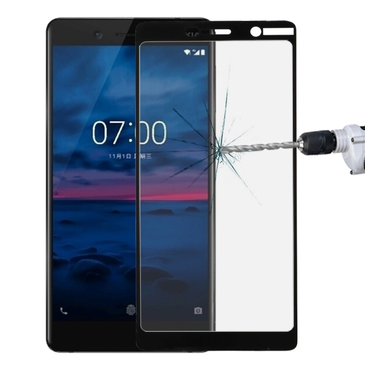 For Nokia 7 0.3mm 9H Surface Hardness 2.5D Explosion-proof Full Screen Tempered Glass Film, For Nokia 7 （1）