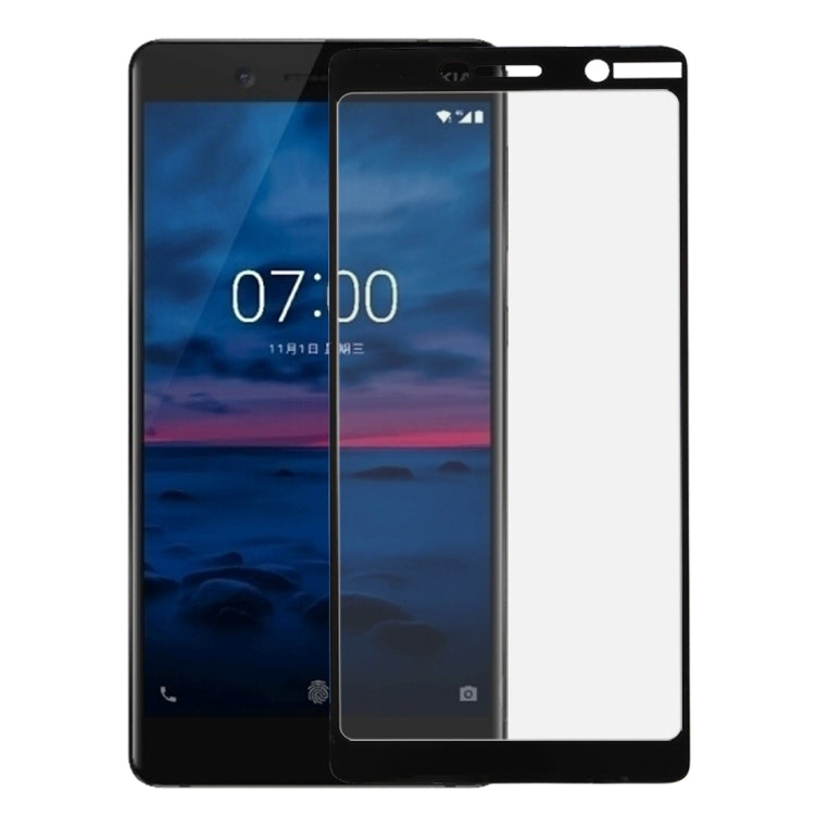For Nokia 7 0.3mm 9H Surface Hardness 2.5D Explosion-proof Full Screen Tempered Glass Film, For Nokia 7 （1）