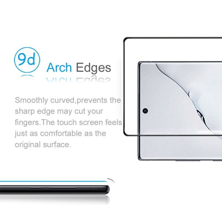 For Galaxy S10 5G  0.3mm 9H Surface Hardness 3D Curved Edge Glue Curved Full Screen Tempered Glass Film, Fingerprint Unlock Is Supported, For Galaxy S10 5G
