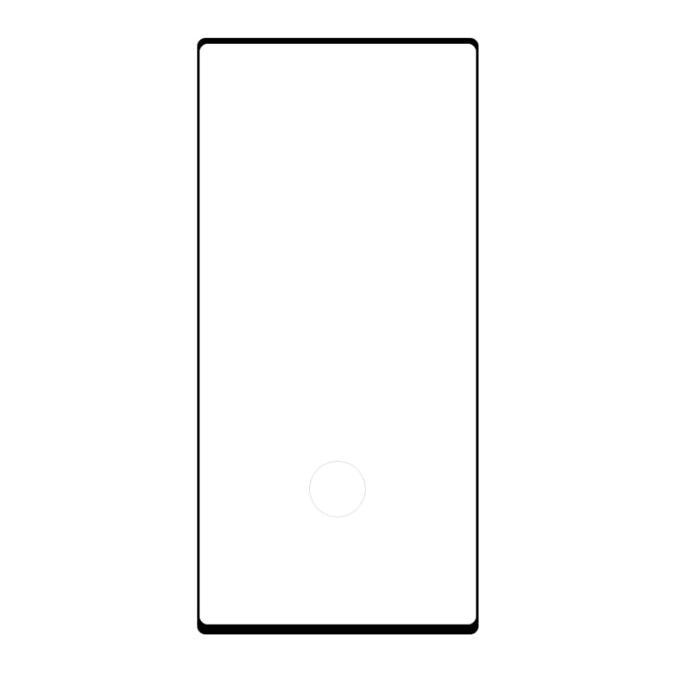 For Galaxy Note 10  Full Glue 3D Curved Edge Tempered Glass Film, Fingerprint Unlock Is Supported, For Galaxy Note