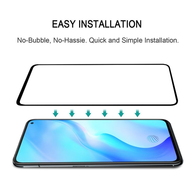 25 PCS For Vivo X30 Full Glue Full Cover Screen Protector Tempered Glass Film, For Vivo X30 (25 PCS)