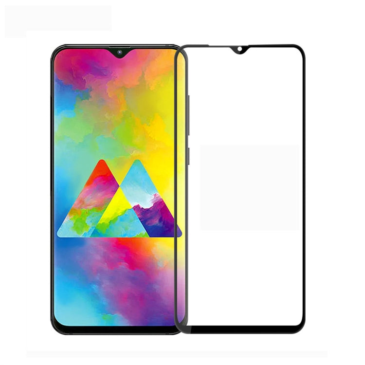 MOFI 9H 3D Explosion-proof Curved Screen Tempered Glass Film for Galaxy M20 (Black)