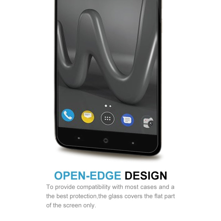 2 PCS for Wiko Harry 0.26mm 9H Surface Hardness 2.5D Curved Edge Tempered Glass Screen Protector, For Wiko Harry