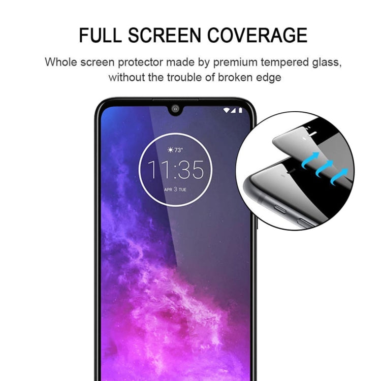 For Motorola One Zoom Full Glue Full Screen Tempered Glass Film, For Motorola One Zoom