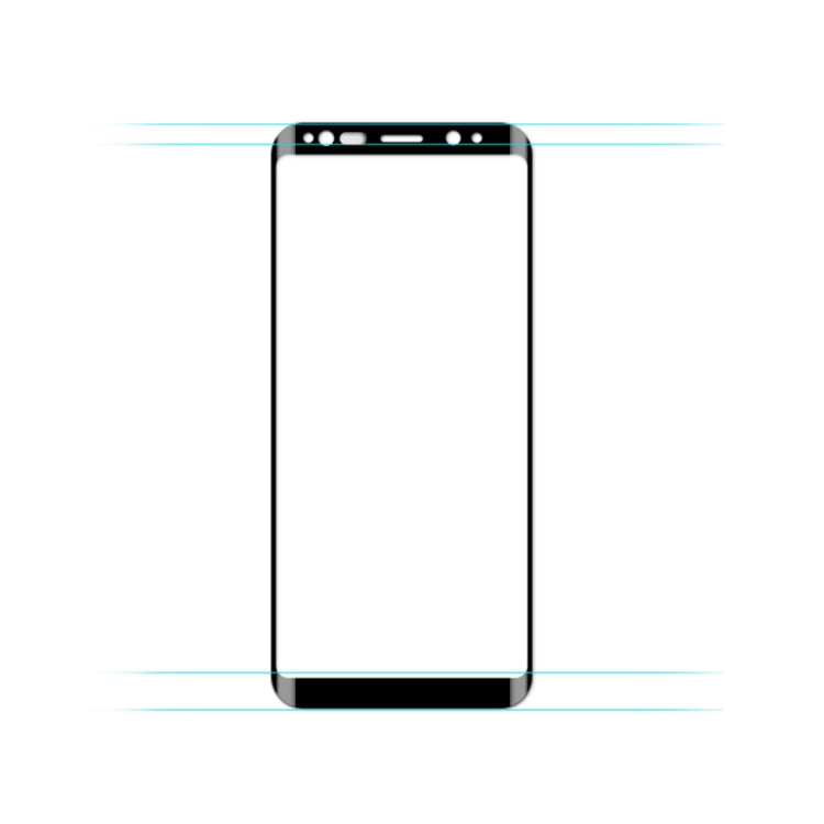 mocolo 0.33mm 9H 3D Curved Full Screen Tempered Glass Film for Galaxy S9 (Black)