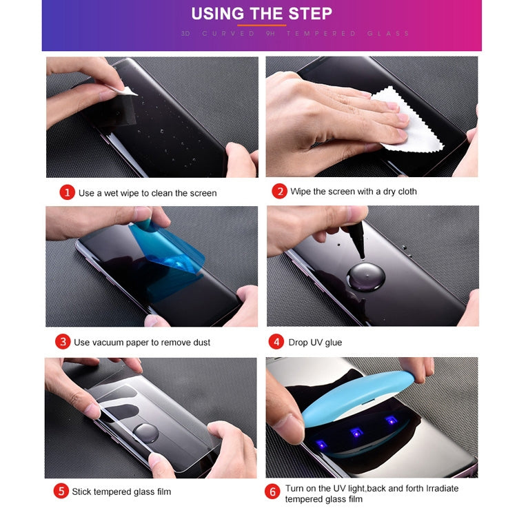 UV Liquid Curved Full Glue Tempered Glass for Huawei P30 Pro, For Huawei P30 Pro