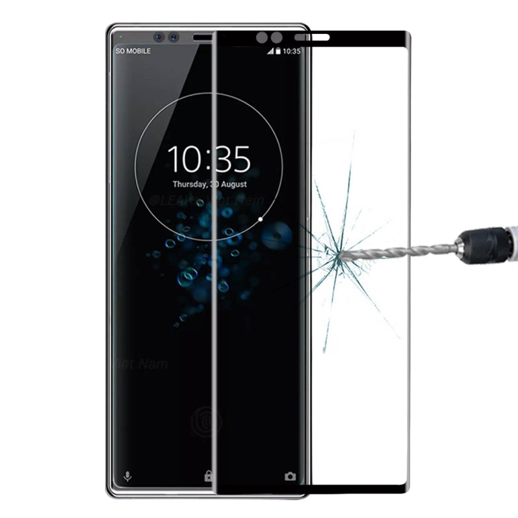 9H 3D Curved Full Screen Tempered Glass Film for Sony Xperia XZ4, Sony Xperia XZ4