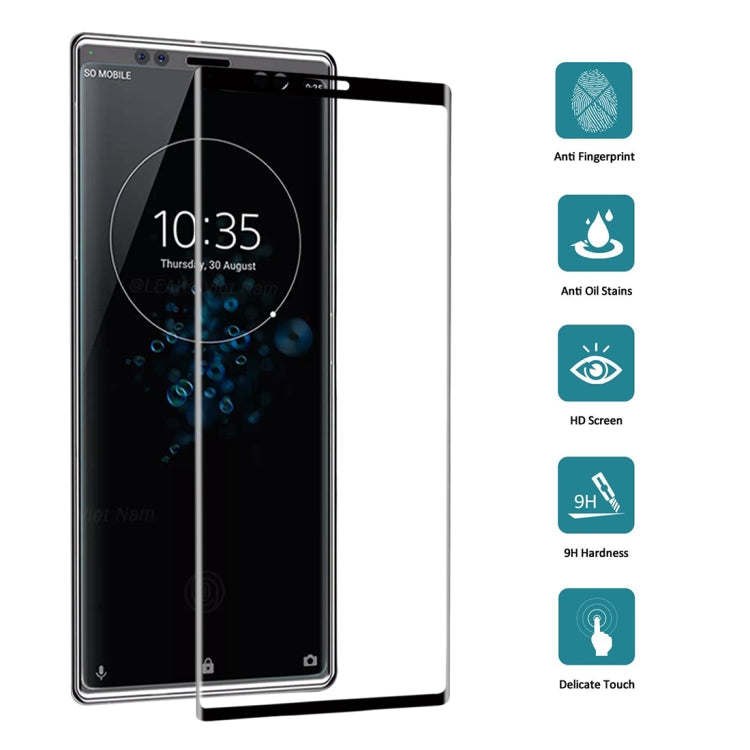 9H 3D Curved Full Screen Tempered Glass Film for Sony Xperia XZ4, Sony Xperia XZ4