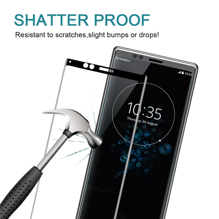 9H 3D Curved Full Screen Tempered Glass Film for Sony Xperia XZ4, Sony Xperia XZ4