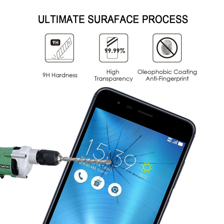 Full Glue Full Screen Tempered Glass Film for Asus ZOOM 3 ZE553KL, For Asus ZOOM 3 ZE553KL (1 PC)