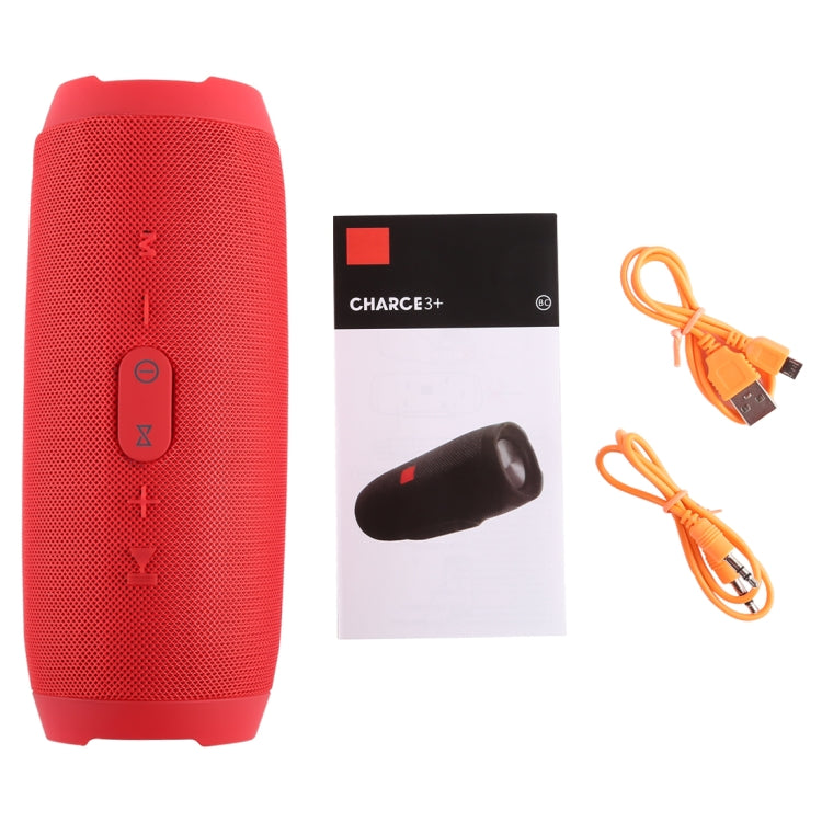 Charge3 Life Waterproof Bluetooth Stereo Speaker, Built-in MIC, Support Hands-free Calls & TF Card & AUX IN & Power Bank