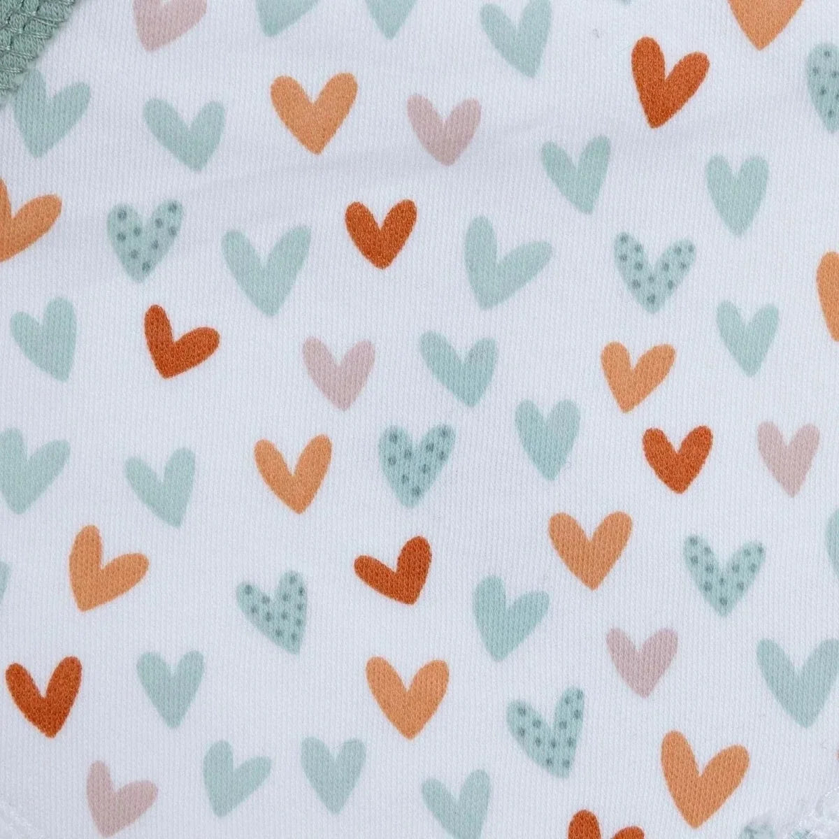Messy Duck Bandana Baby Bibs Pack of 2 - Little Hearts