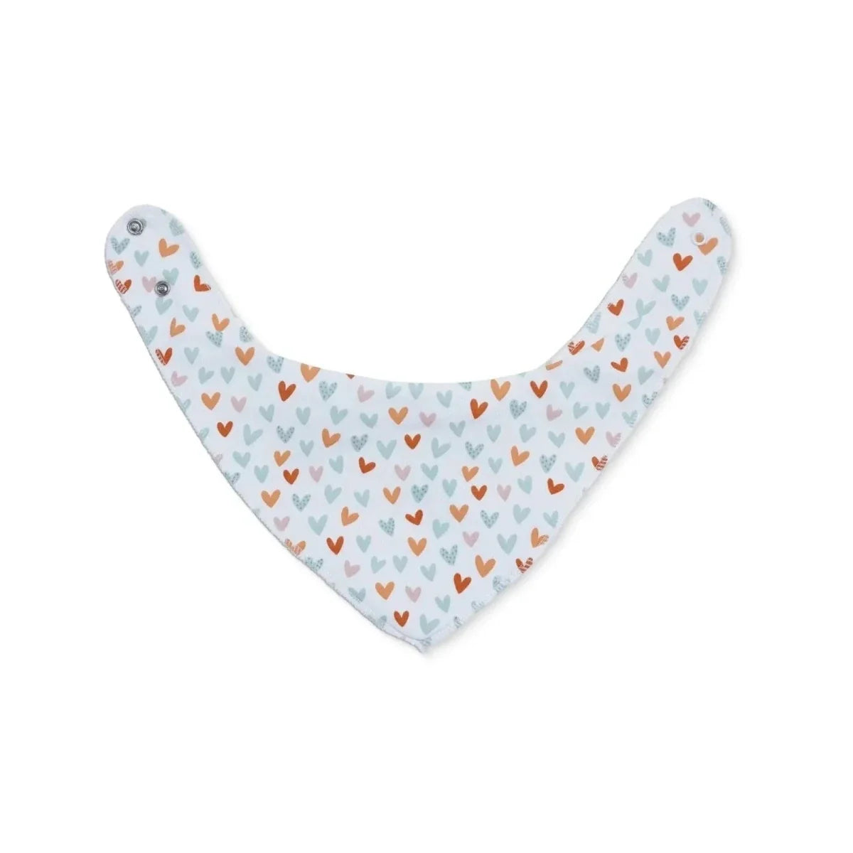 Messy Duck Bandana Baby Bibs Pack of 2 - Little Hearts