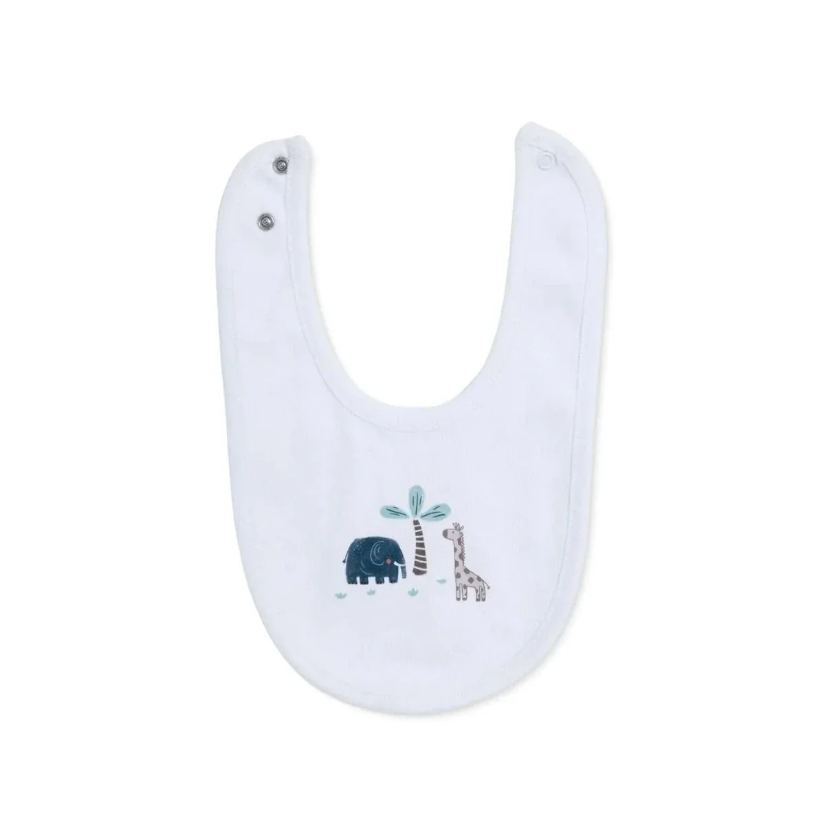 Messy Duck Printed Cotton Baby Bib Pack of 5 - Safari