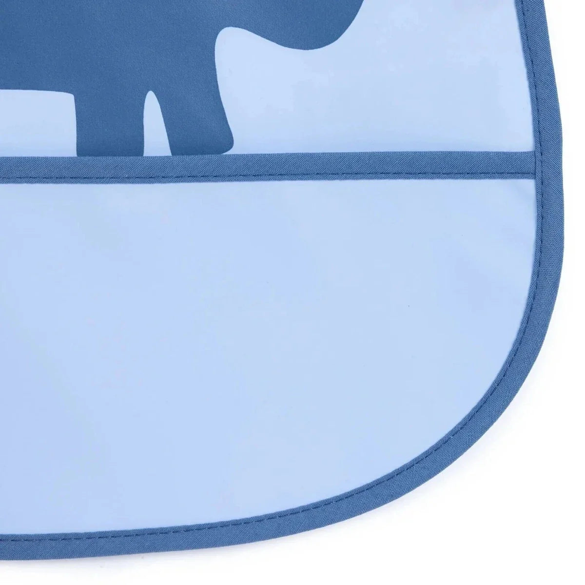 Messy Duck Wipe-Clean Short Sleeve Bib - Elephant