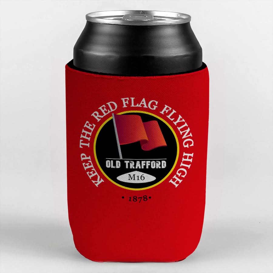 Manchester Red Red Flag - Football Legends - Can Cooler
