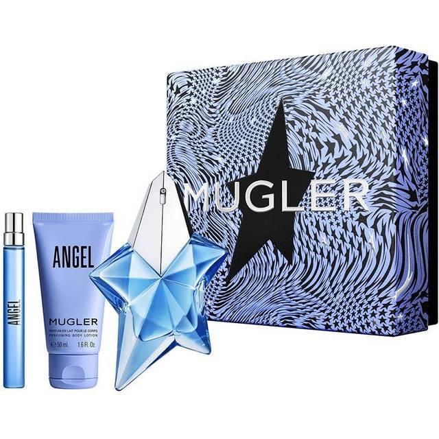 Mugler Angel Gift Set 50ml EDP + 10ml EDP + 50ml Body Lotion Women's Fragrance