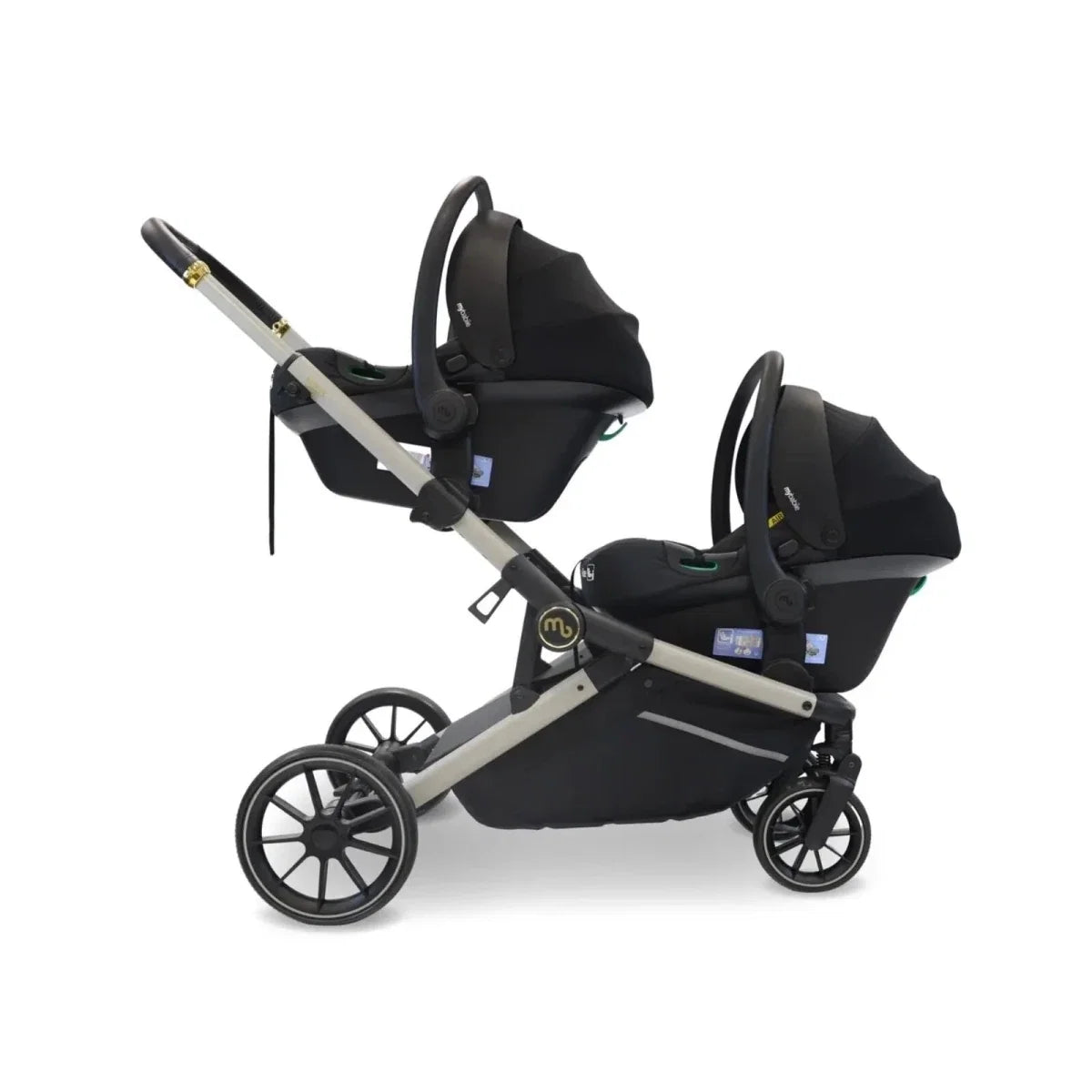 My Babiie MB33 Tandem Pushchair - Ivory