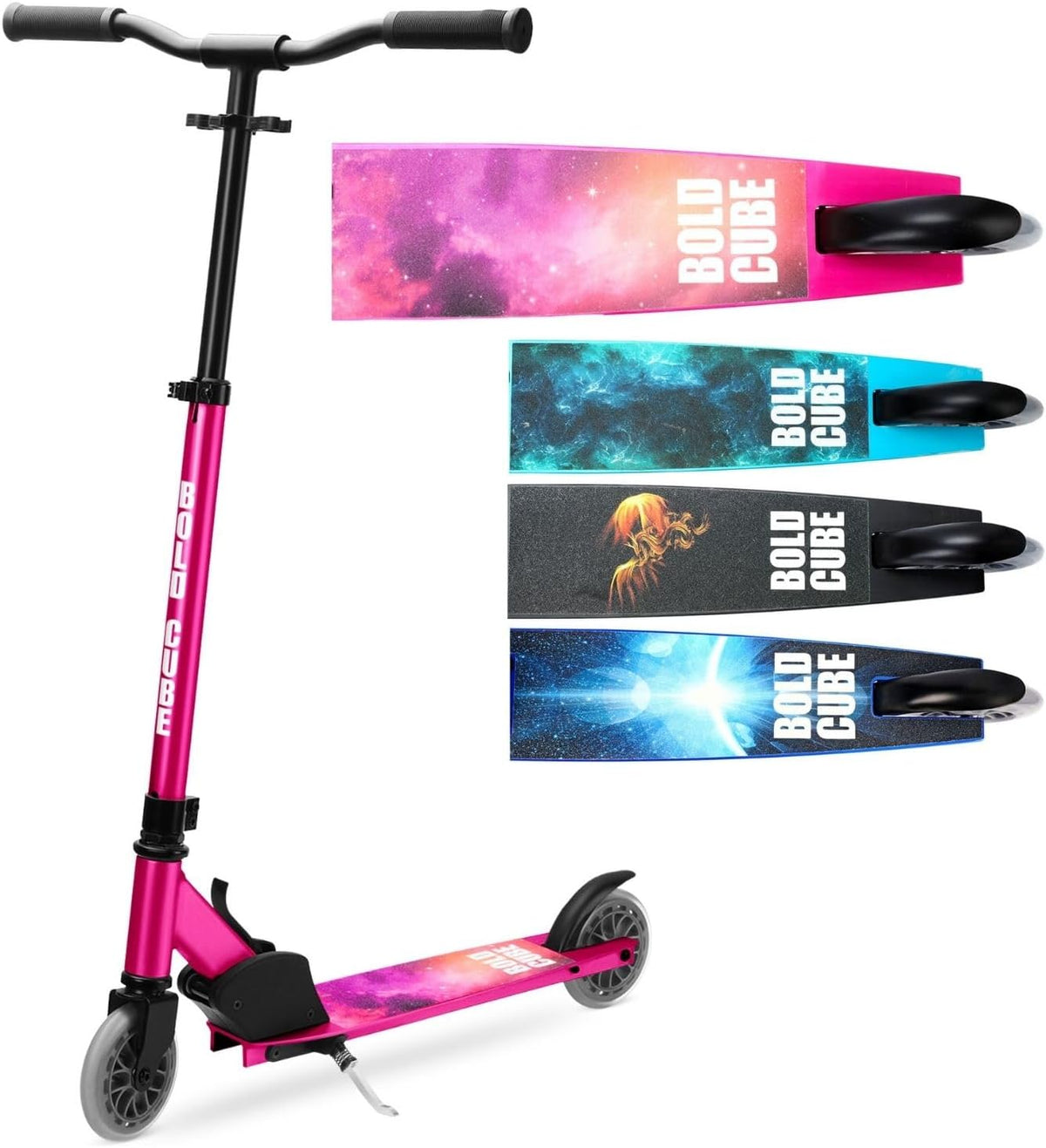 Fuchsia - Deluxe 2 Wheel Scooter