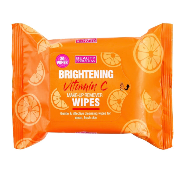 Beauty Formulas Brightening Vitamin C Makeup Remover Wipes - For Radiant & Clean Skin