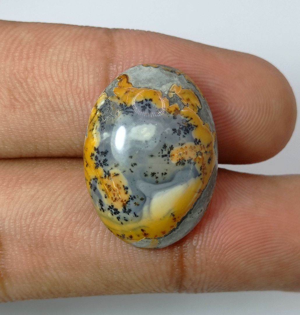 27.1ct Jasper - Maligano Jasper Cabochon - Jasper Maligano- 25x18mm