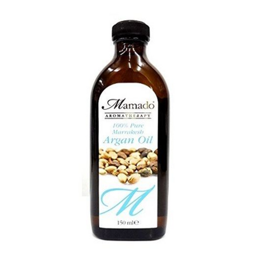 Mamado Natural Moroccan Argan Oil Deeply Nourishing & Rejuvenating for All Skin & Hair Types 150ml/5.07 oz