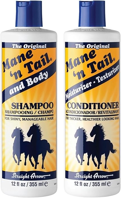 Mane 'n Tail Original Formula Shampoo and Conditioner Twin Pack, For Stronger, Longer, Healthier Hair, 355 ml/12 oz Twin Pack