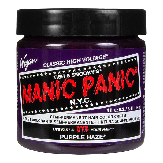 Bright Purple Semi-Permanent Hair Dye - Purple Haze | Manic Panic