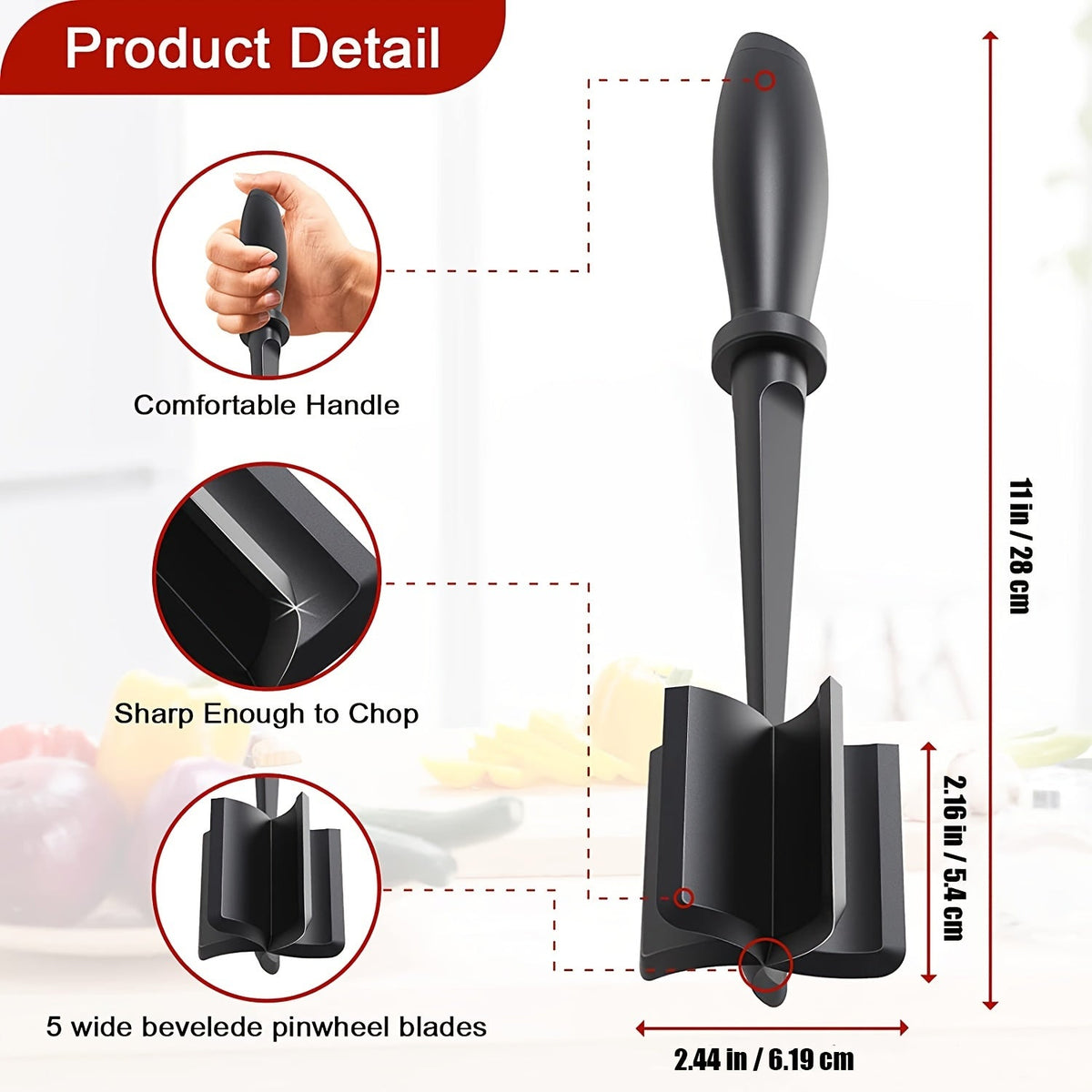 Manual Meat Shredder - Heat-Resistant, Non-Stick Beef & BBQ Tool