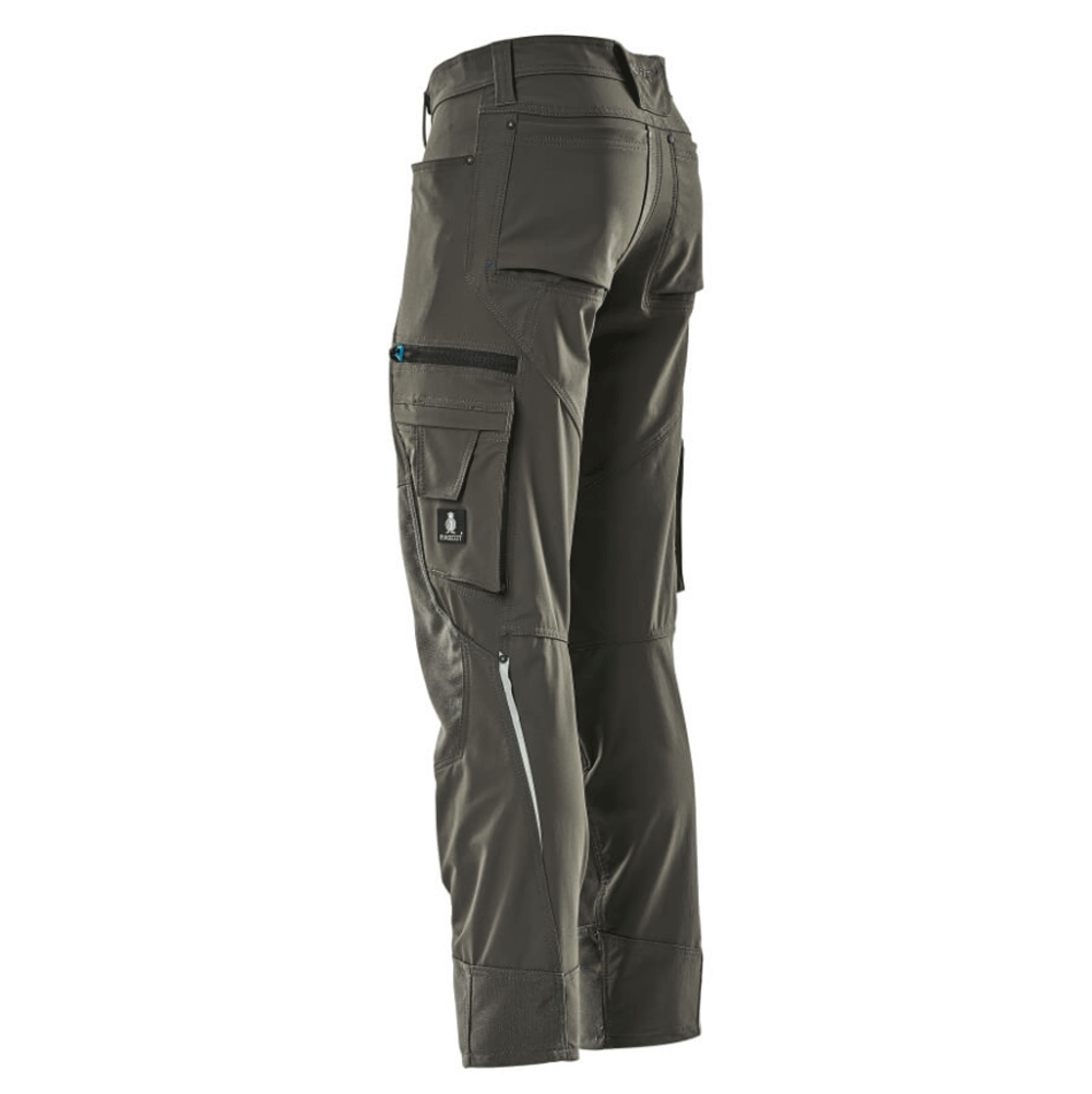 Mascot Advanced 17179 Ultimate Stretch Kneepad Work Trousers Dark Anthracite, 35" Waist, 35" Leg