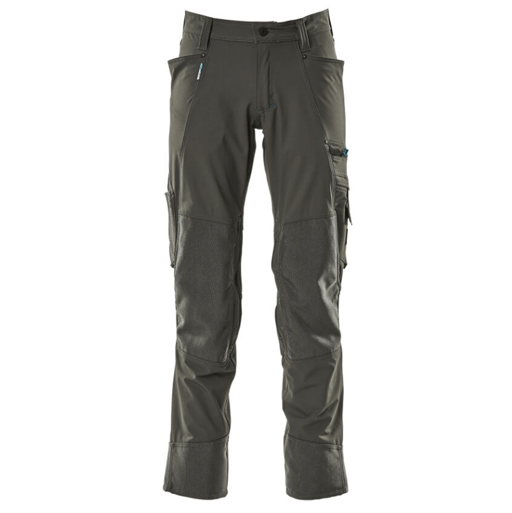 Mascot Advanced 17179 Ultimate Stretch Kneepad Work Trousers Dark Anthracite, 35" Waist, 35" Leg