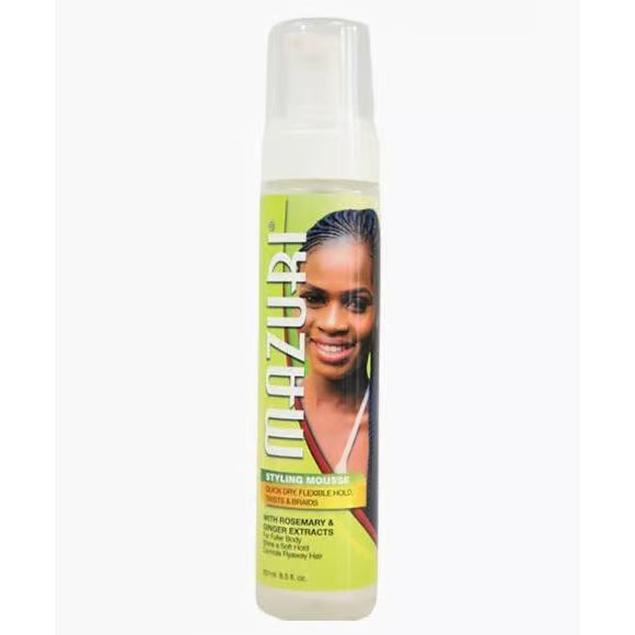 Mazuri Styling Mousse Define & Nourish for Natural & Curly Hair 251ml/8.49 oz