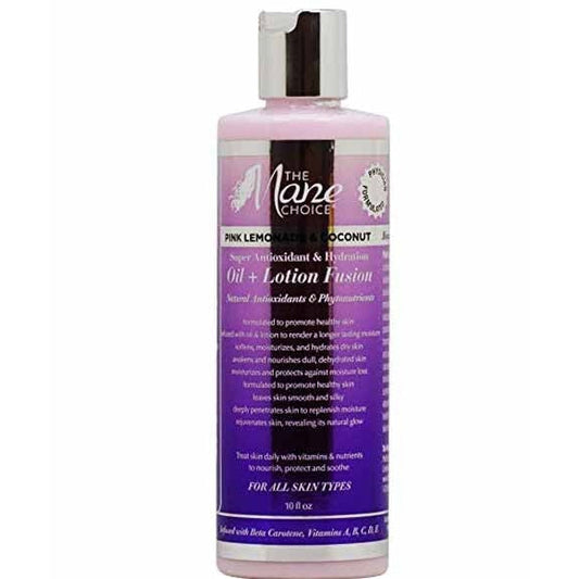 The Mane Choice Pink Lemonade And Coconut Oil Plus Lotion Fusion Nourishing & Strengthening for Natural, Dry & Damaged Hair 295ml/9.98 oz