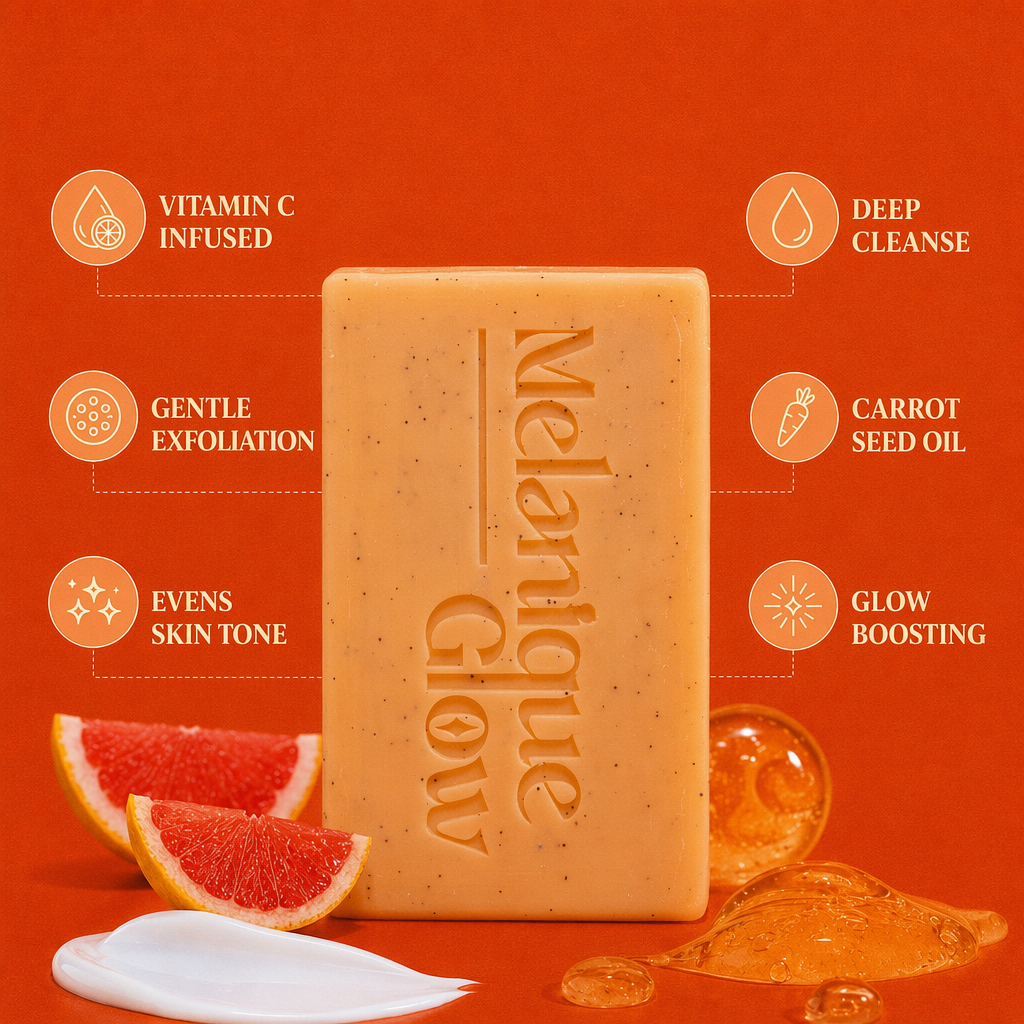 Melanique Glow Glow Essence Soap Bar - 7oz