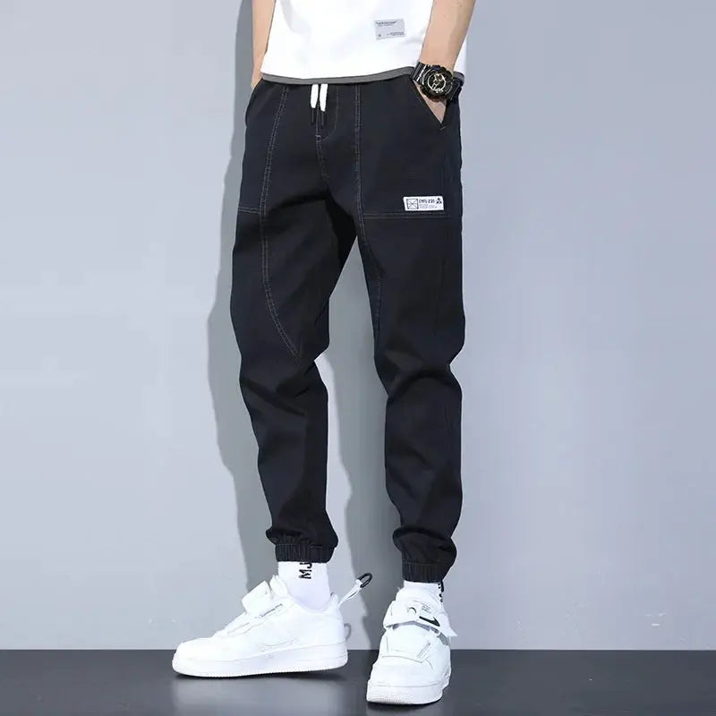 Men's Loose-Fit Jeans – Casual Trendy Harem Pants