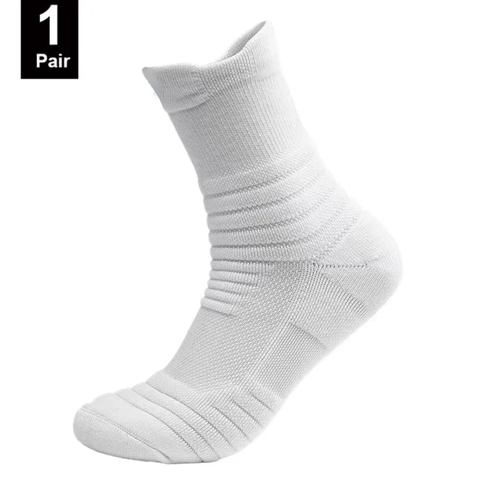 Anti-Slip Socks for Men - Breathable Cotton Sports Socks, Deodorising Grip Ankle Socks