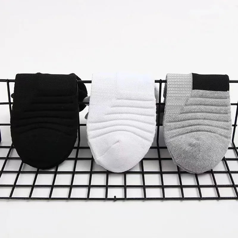 Anti-Slip Socks for Men - Breathable Cotton Sports Socks, Deodorising Grip Ankle Socks