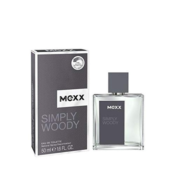 Mexx Simply Woody Eau de Toilette 50ml Spray Men's Fragrance