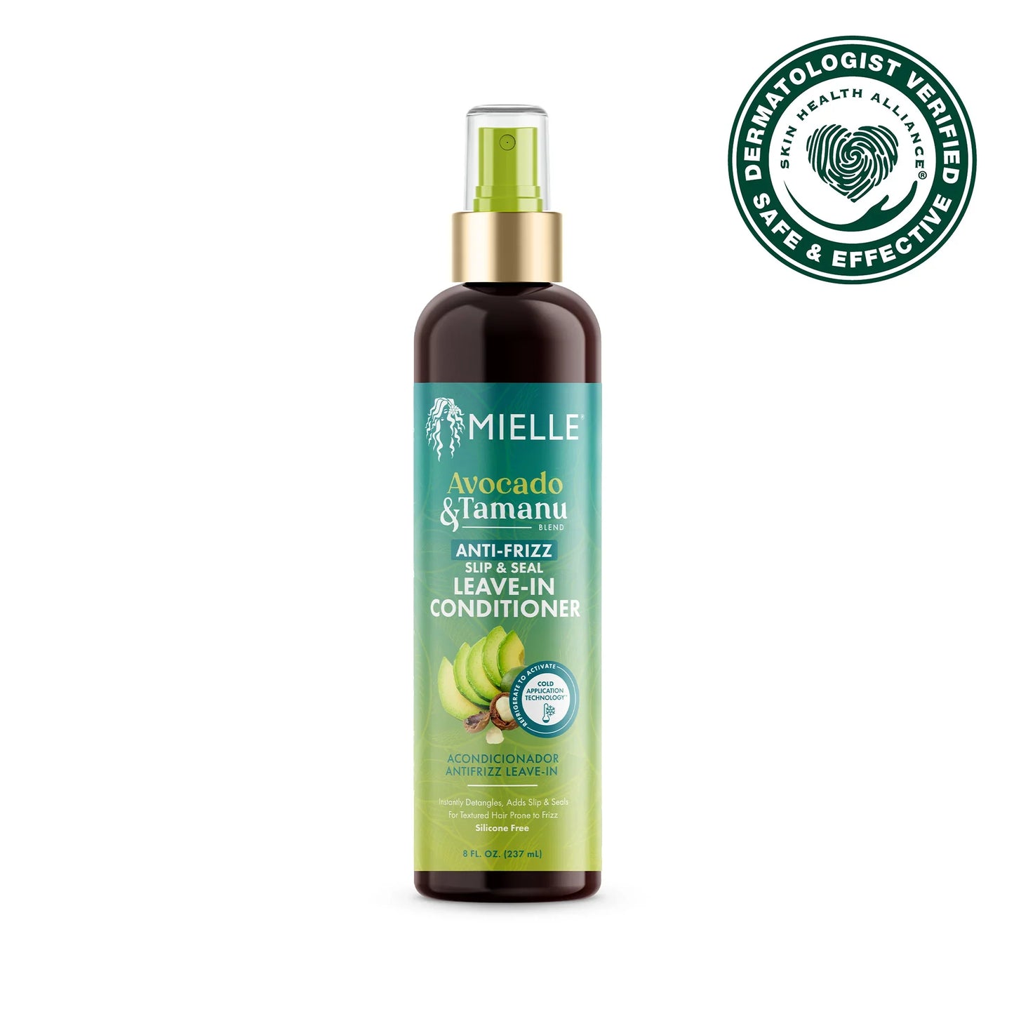 Mielle Avocado & Tamanu Anti-Frizz Slip & Seal Leave-In Conditioner 8oz