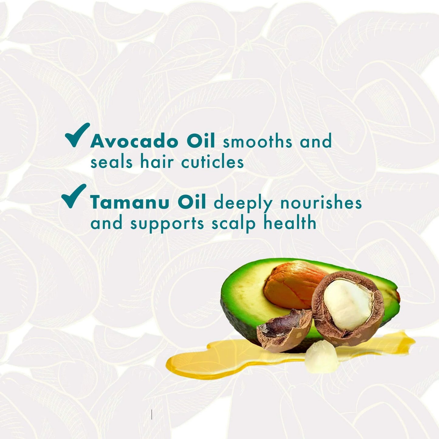 Mielle Avocado & Tamanu Anti-Frizz Stay Straight Serum 6oz