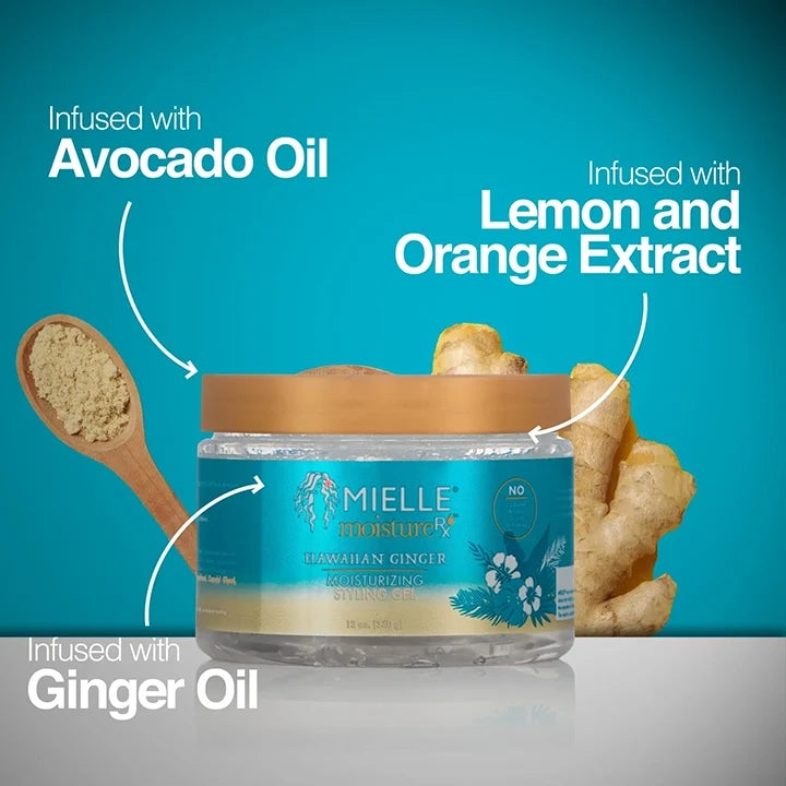 Mielle Hawaiian Ginger Styling Gel 12oz