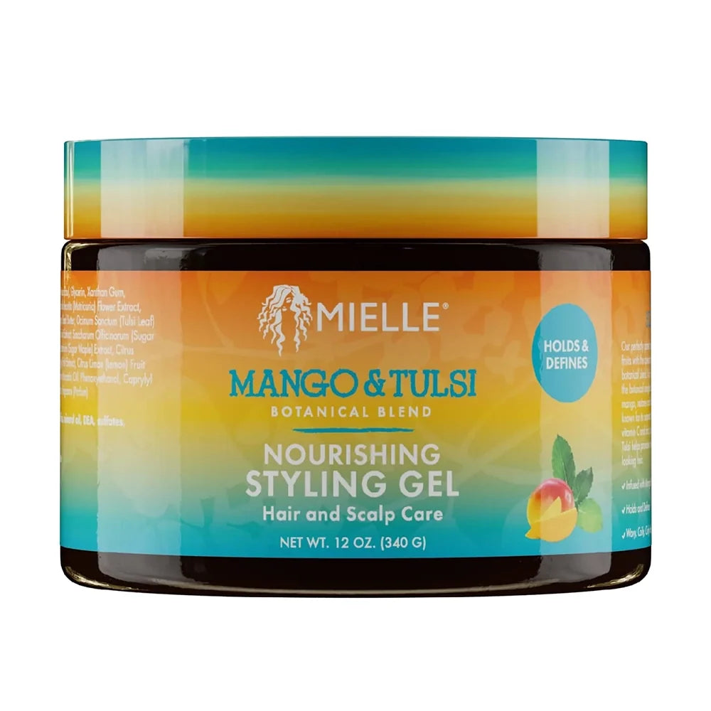 Mielle Mango & Tulsi Nourishing Styling hair Gel 12oz