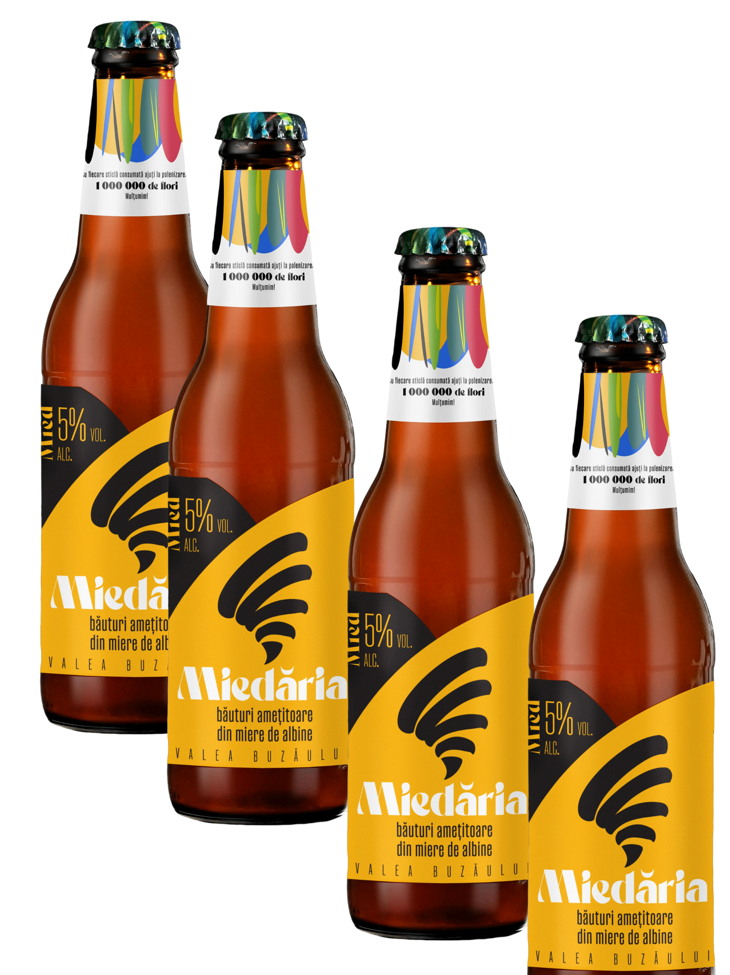 Queen Craft Mead (Mied Regina) Honey Beer by Miedaria 4x330ml 5% ABV