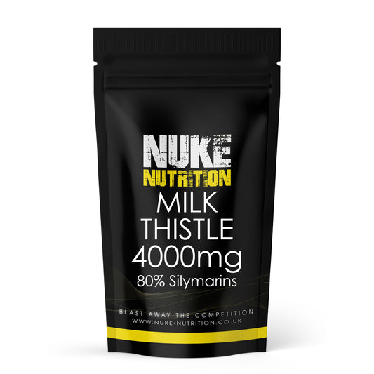 Milk Thistle Extract Tablets 4000mg 80% Silymarins High Strength Liver Support