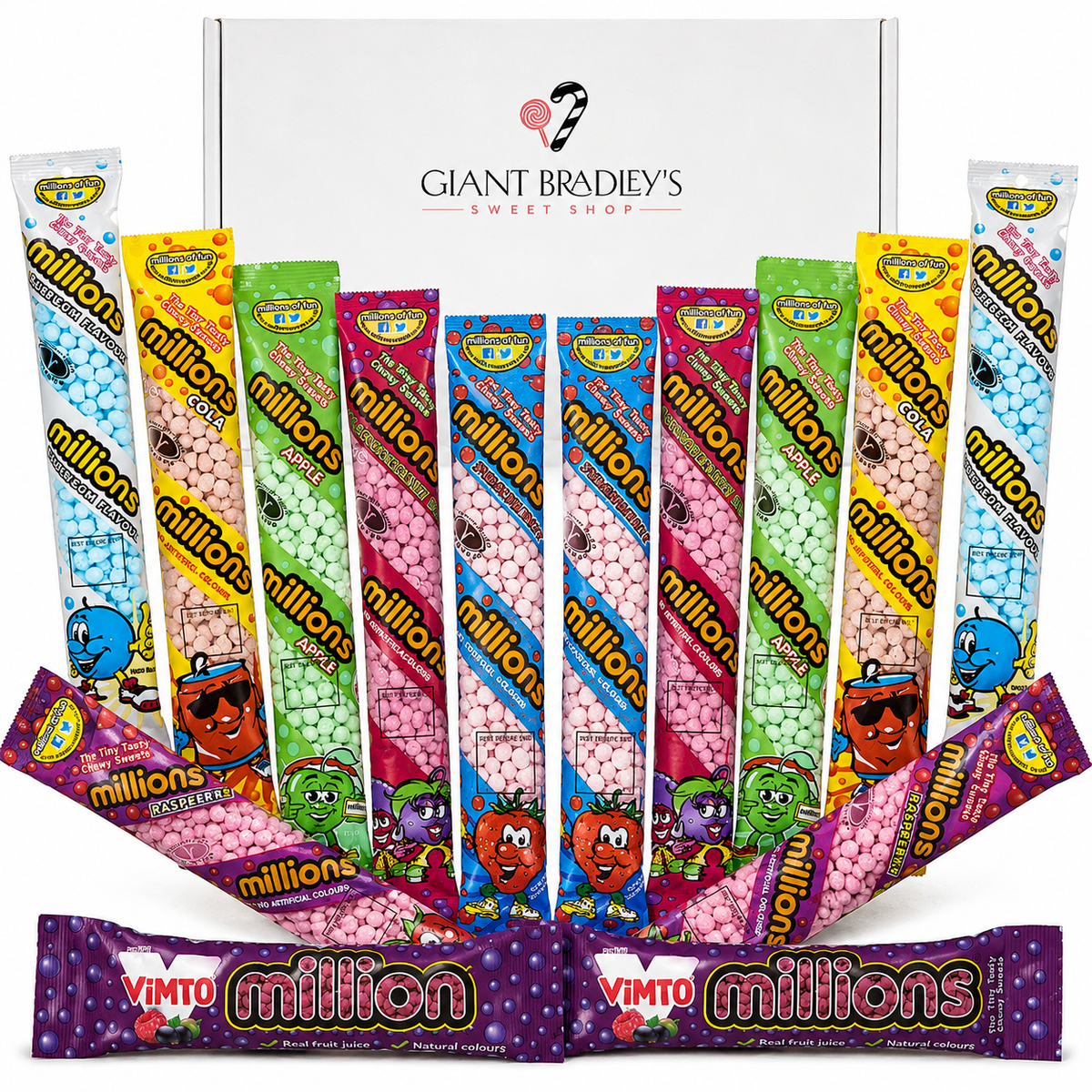 Millions Tubes Variety Sweet Box